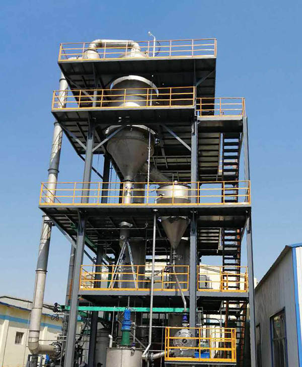 硫酸鈉mvr蒸發(fā)器安裝現(xiàn)場