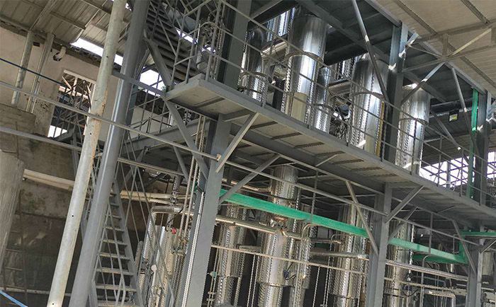 丙烯腈廢水四效蒸發(fā)器 丙烯腈廢水四效蒸發(fā)器